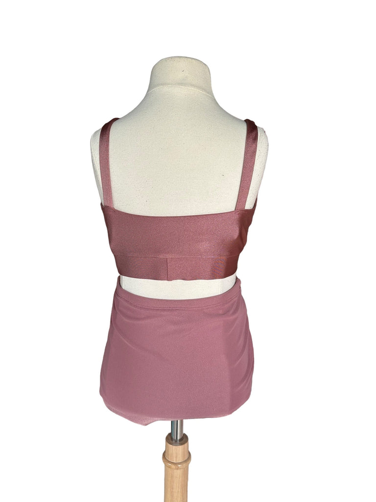 Child 9/10- Champagne/ Mauve Delicate Dance Costume Base